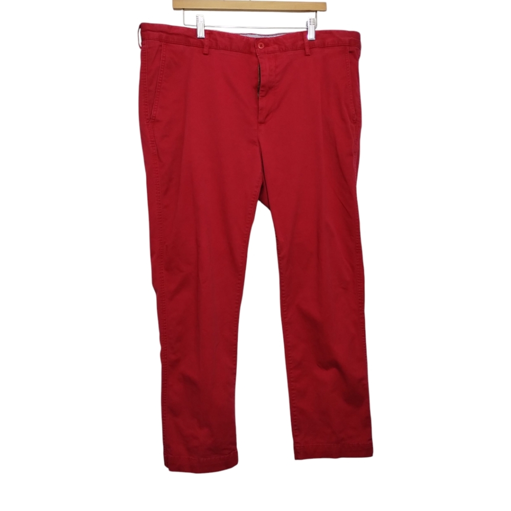 Cremieux Comfort Stretch Pants Khakis Men's Sz 38 Straight Chinos Preppy